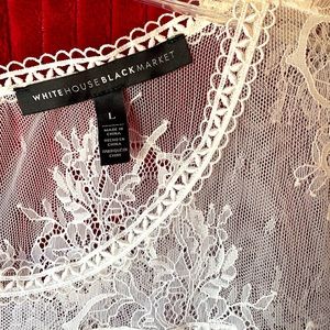 White House-Blk.Mkt. Lace Blouse